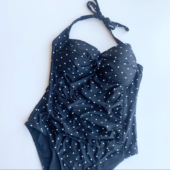 Glassons Polka Dot One Piece - Picture 2 of 9